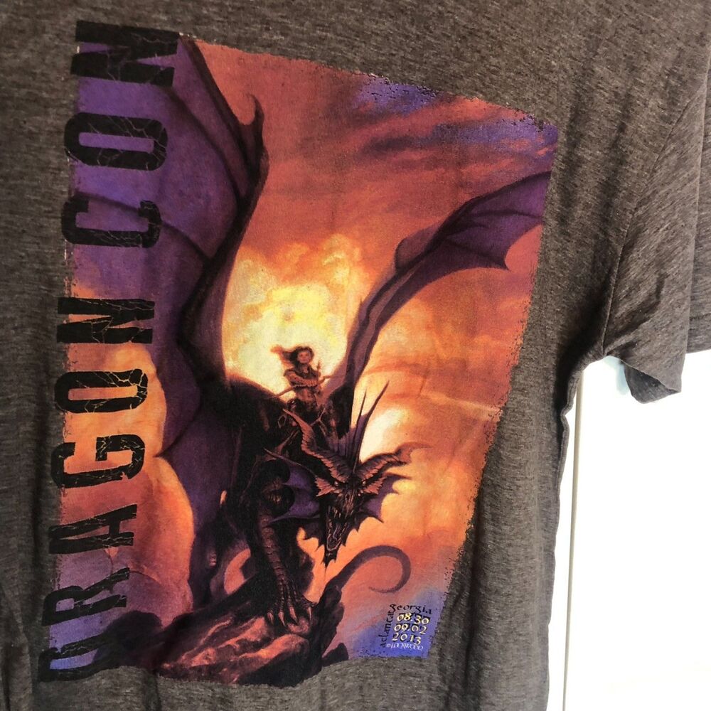Vintage DragonCon 2013 Convention Dragon Gear Medium T-shirt Atlanta GA - Picture 2 of 6